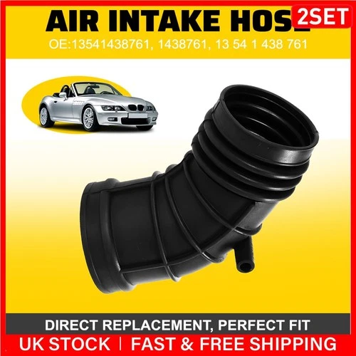 Throttle Housing Air Intake Hose Set 13541438759 For Bmw 3 Series E46 330i-2PCS