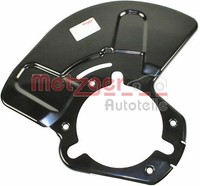 Vorderachse Links Metzger 6115049 Spritzblech, Bremsscheibe FüR Opel