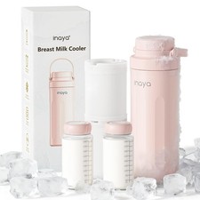 Portable Breast Milk Cooler Bottle 22oz   Travel Breastmilk Chiller with 24 H...