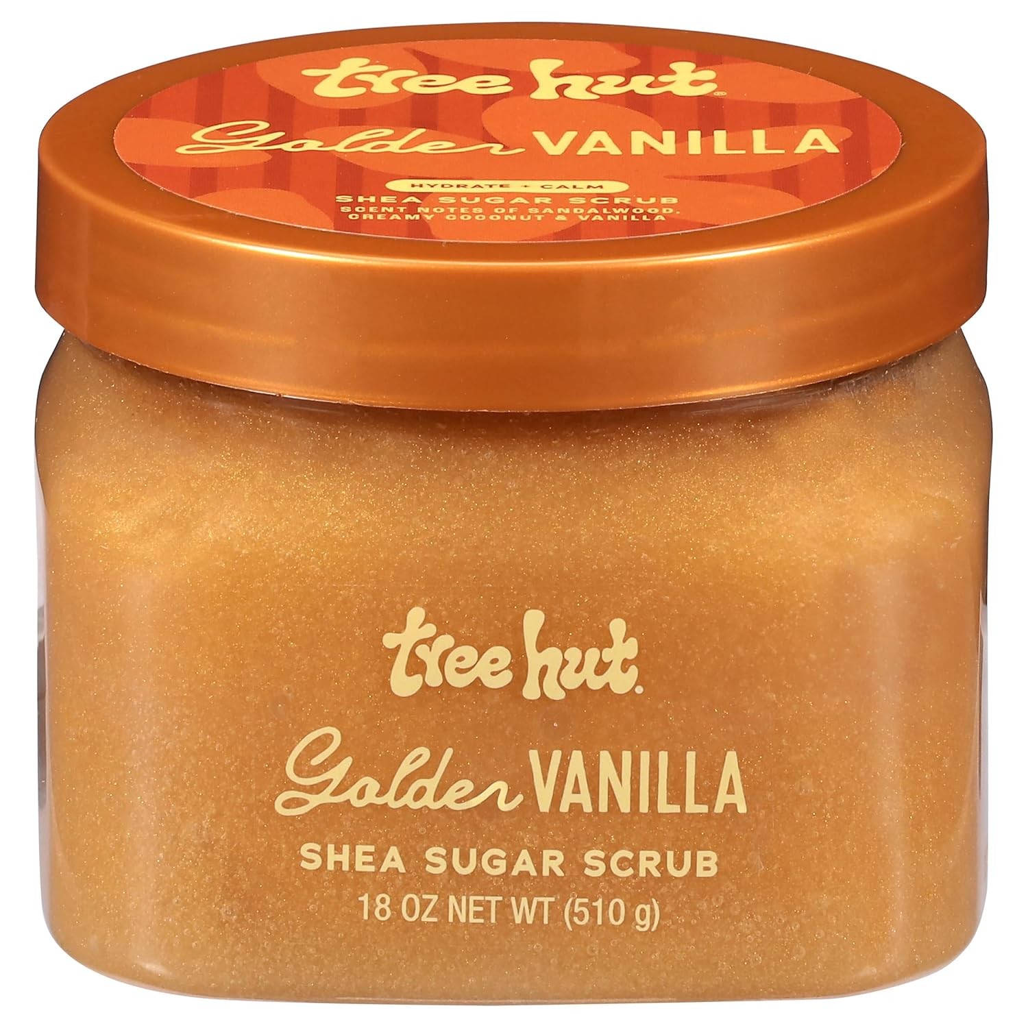 Tree Hut Golden Vanilla Shea Sugar Scrub 18oz