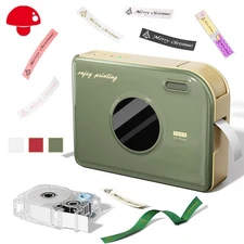 Phomemo A30 Label Maker, Mini Bluetooth Thermal Ribbon Printer Rechargeable