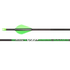 Victory Archery VAP Gamer 300 Fletched Arrows 6pk 8.7 GPI Carbon VAPG-300FB-6