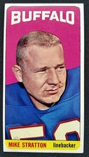 1965 Topps Football Mike Stratton #42 Buffalo Bills SP VG-EX