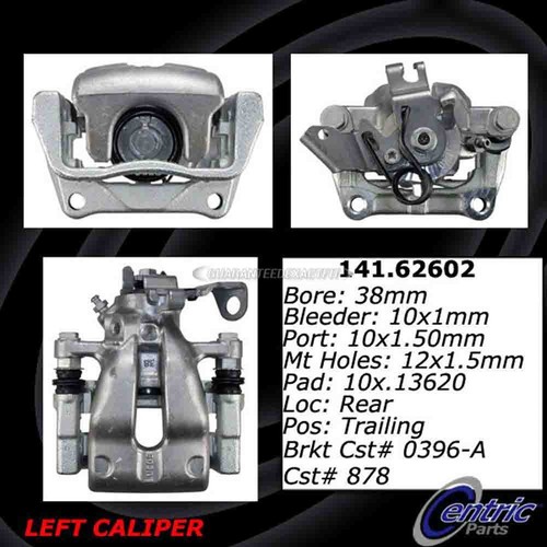 Centric Rear Left Brake Caliper For Saturn Astra 2008 - Picture 2 of 2