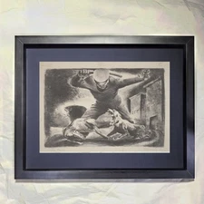 Francis Sumner Merritt "Super Power" CUSTOM FRAMED Art