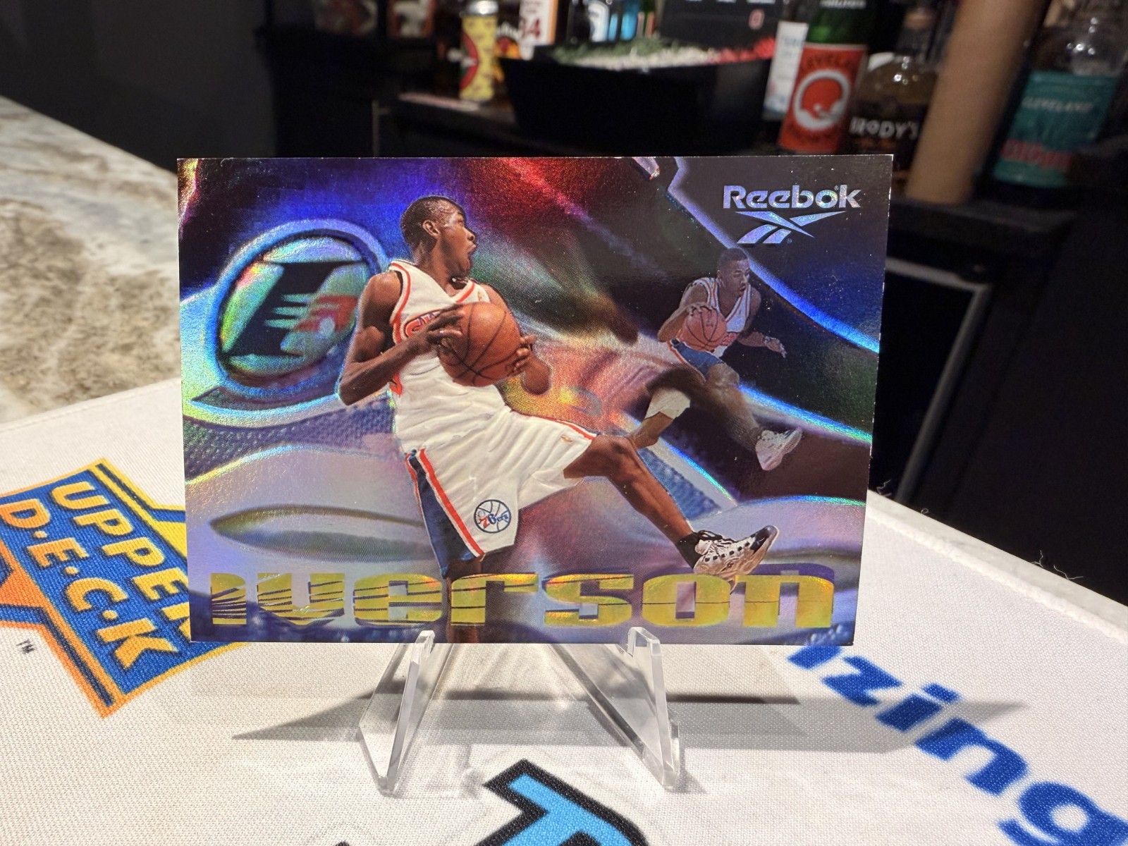 1997-98 Skybox Premium - Allen Iverson #100 Reebok SILVER SP RARE