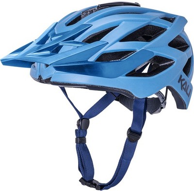 KALI Lunati MTB Trail Fahrrad Helm - L/XL 59-61cm - Mat Thunder/Navy - HE-025