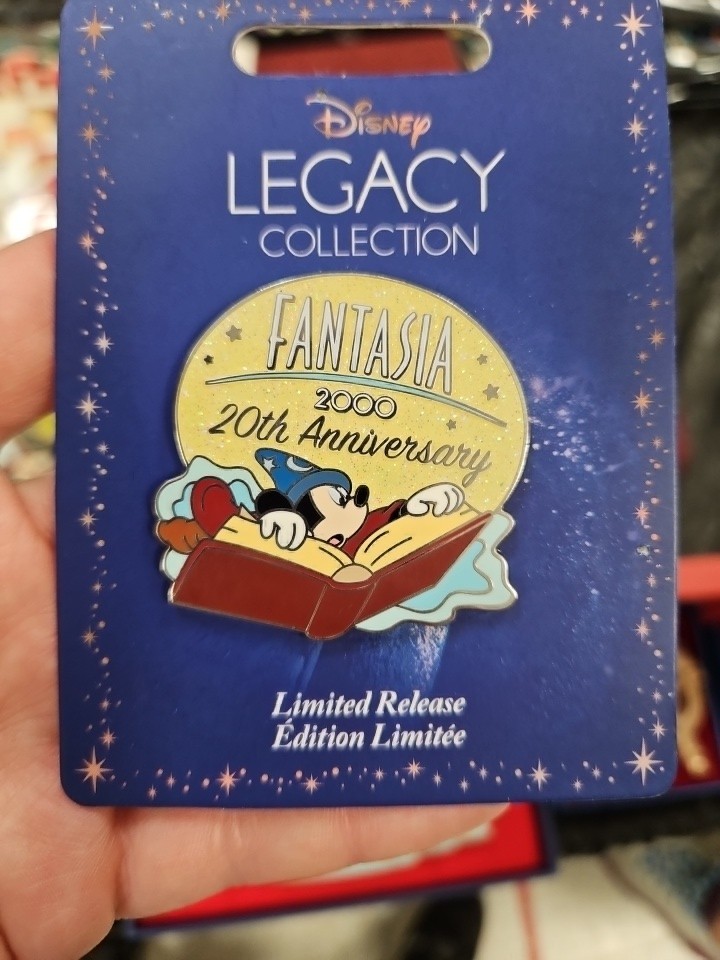 Sorcerer Mickey Disney Legacy Collection 20th Anniversary Fantasia 2000 Pin