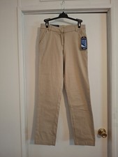 Girls Nautica School Uniform Khaki Pants. Size 16 Regular