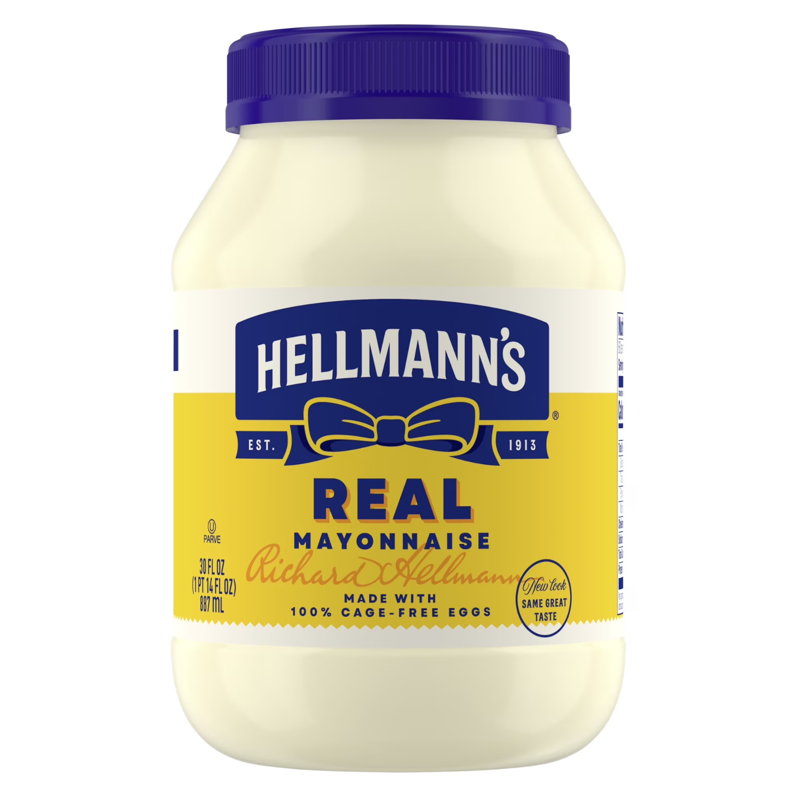 Hellmann's Real Mayonnaise, Deviled Egg Sandwich Spread Condiments, 30 Fl oz Jar