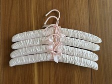 Vintage Blush Pink Padded Hangers Set of 4