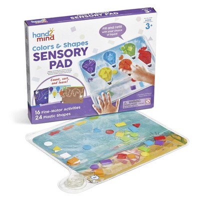 Colors and Shapes Sensory Pad, Fine Motor Skills Toys for 3 Year Old, Sensory...