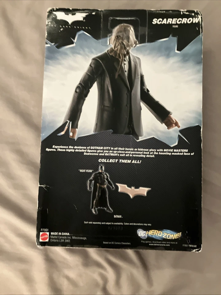 Figura de acción Movie Masters DC Dark Knight Scarecrow Arkham Asylum Suit Versión Foto 2 de 2