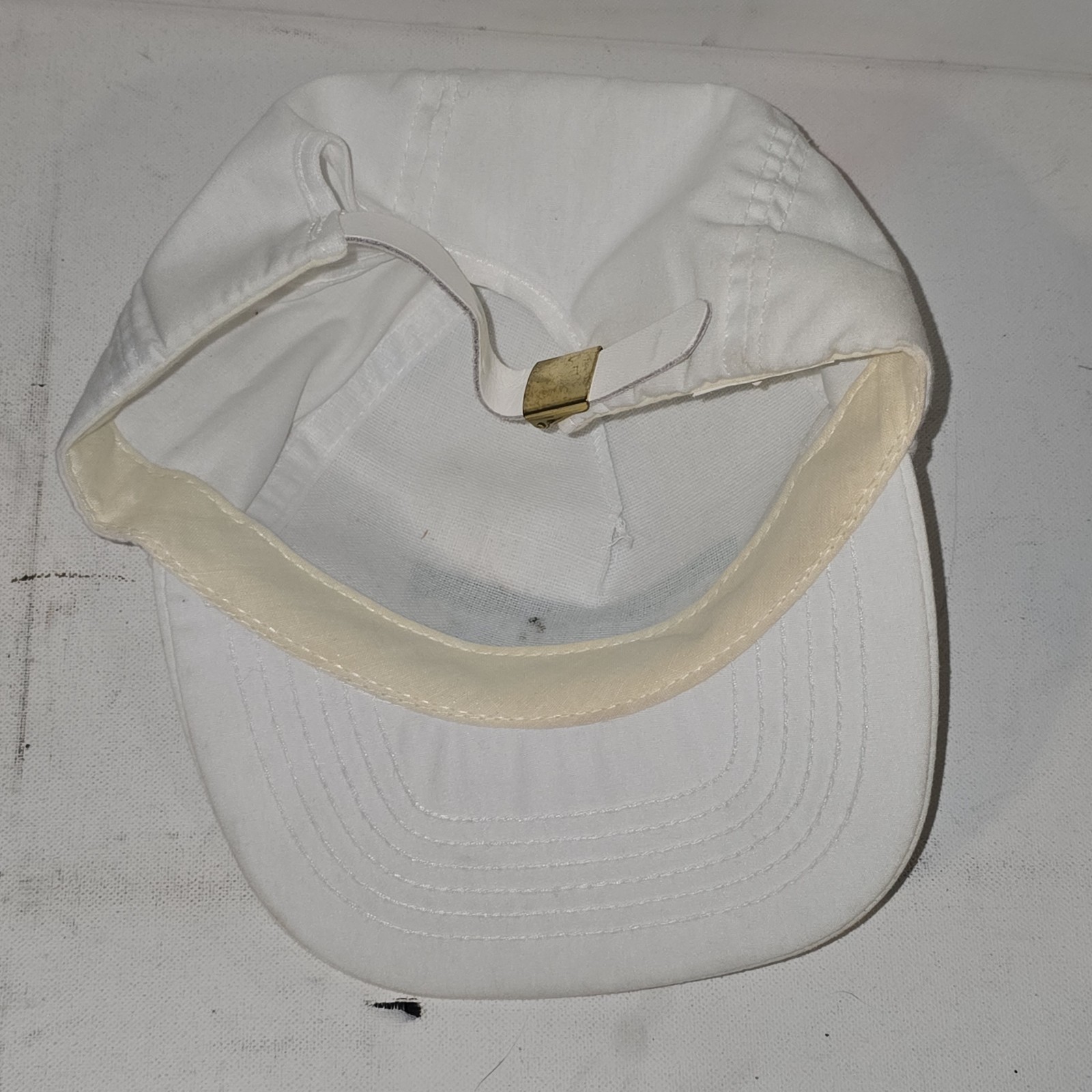 Climate Pro White Strapback Adjustable Hat Cap OS… - image 5