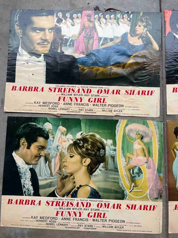 Funny Girl 4 Italian Fotobusta 1969 Barbra Streisand Omar Shariff