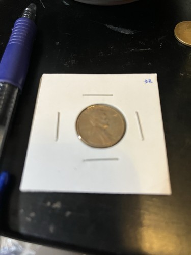 1958 D Wheat Penny,with A Small Die Chip Above  U In Trust - Picture 3 of 3