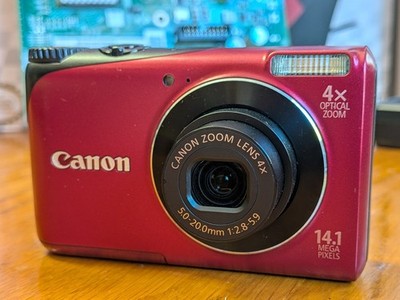 Canon PowerShot A2200 HD 14.1 MP Digital Camera - Red