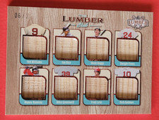 Ted Williams BAT CARD #6/25 JIM RICE Fred Lynn DWIGHT EVANS Gedman Ramirez BOGGS