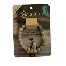 Fahlo Animal Tracking Bracelet Penguin, New,  Color: Sky Stone