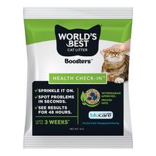 WORLD'S BEST CAT LITTER  Boosters  Health Check-in   Cat Litter Small, Blue