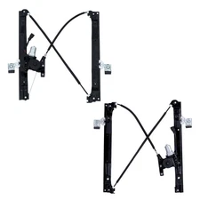 LABLT 2x Window Regulator For GMC Envoy Chevy Trailblazer 2002-2009 Rear LH & RH