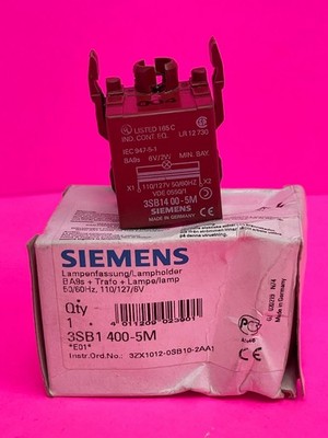 Siemens 3SB1 400-5M Pilot Light Transformer Module 22/30mm 110/ 6 VAC (No Bulb)