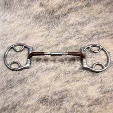 5.5" Myler Western D Comfort Snaffle w/ Hooks