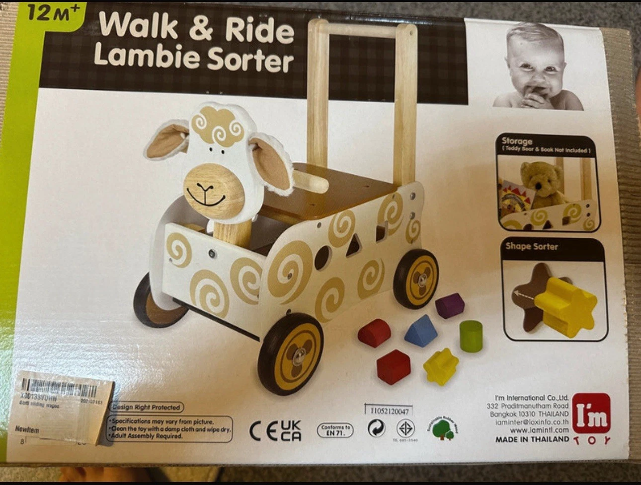Walk and ride lambie sorter
Opens in a new window or tab