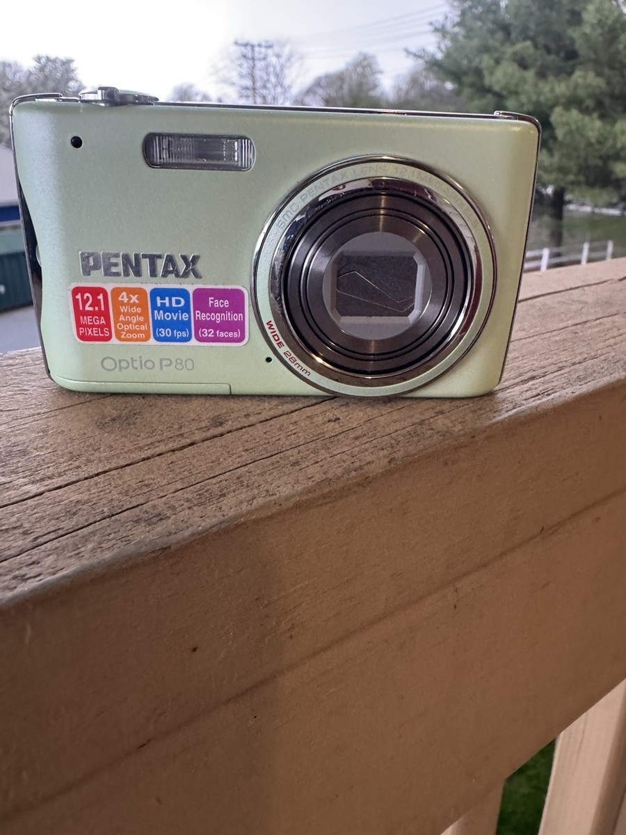 PENTAX Optio P80 White 12.1 MP Digital Camera w/ Box | eBay