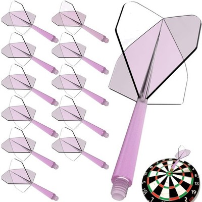 Dart Flights Schäfte 12 Stück Softdart Flights Strapazierfähig Violett Zubehör