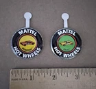 Hot Wheels Red Line vtg button badge Lot NM Mongoose Snake Funny Car Drag racing