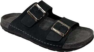 Scholl ABERDEEN MAN Herren Sommer Hausschuhe Farbe Schwarz