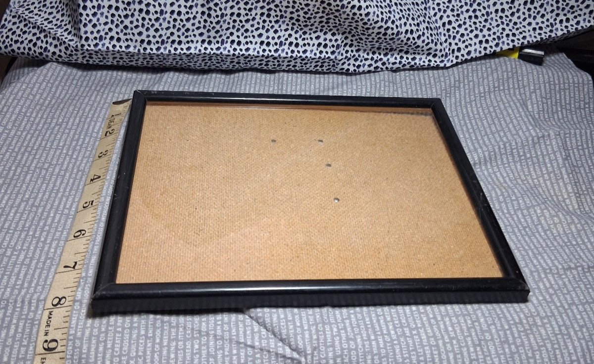 Black Lacquer Surround Photo picture Craft Cards Frame 20x25 cm image 8