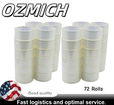 72 Rolls 2 Mil Super Clear Packing Tape Packaging Carton Box Moving 55 Yards