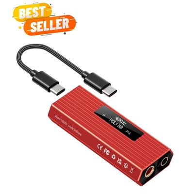 Battery Powered USB C DAC Headphone Amp - Compact & Powerful Audio Upgrade