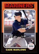Cade Marlowe 2024 Topps Heritage #364 Seattle Mariners BASEBALL ROOKIE RC