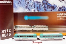 Marklin 8112 Chiemgau Railway DB 798 998 Railbus Set Z Scale Z Gauge M rklin