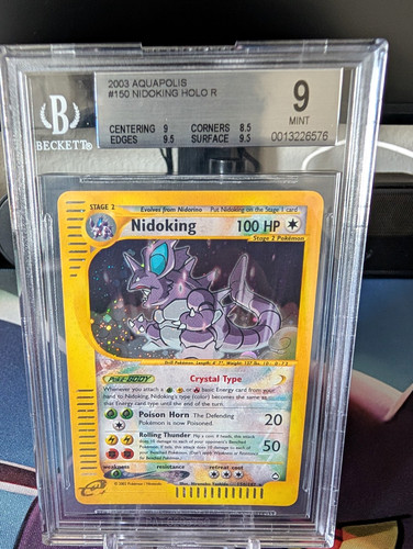 Nidoking graded BGS 9 for sale on eBay