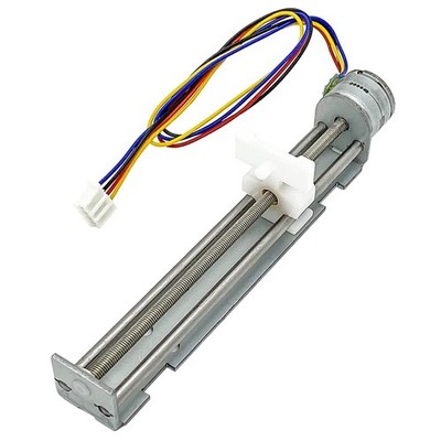 DC 5V9V 12V 2 Phase 4 Wire Stepper Motor Linear Rail 90mm Stroke Lead Screw L...