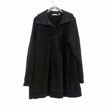 Soft Surroundings Womens Black French Terry S...