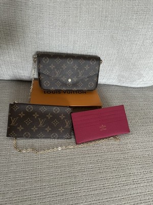 Louis Vuitton Félicie Pochette Monogram - Zip Pouch & Card Holder Included