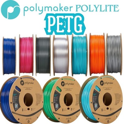 PETG Filament 1,75mm 1kg PolyLite Polymaker 3D Druck