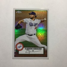 2021 Topps - Chrome 1952 Topps Redux Clayton Kershaw #TC52-40