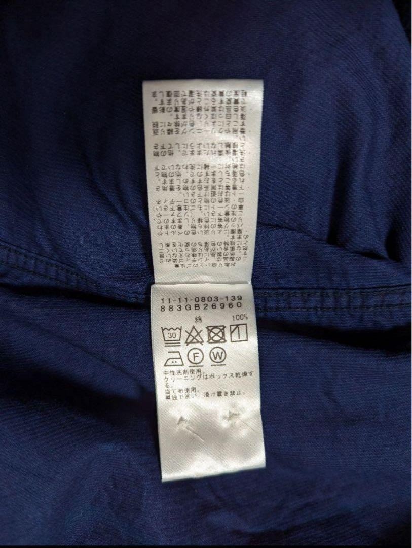 (ASK availability First) BEAMS PLUS Shirt Indigo … - image 8
