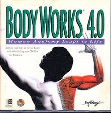 VINTAGE BODYWORKS Windows, 1995, SoftKey - Slightly Used Booklet  CD-ROM