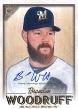 2018 Topps Gallery Autographs #61 Brandon Woodruff Autographed Brewers  ID:32208