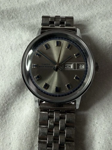 Vintage 1973 Timex Marlin Men’s Mechanical Wristwatch Serviced Please Read