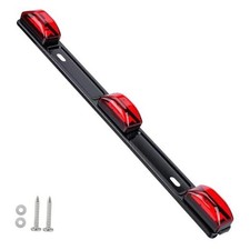 15" ID Light Bar 9 LEDs, 1PC IP67 Waterproof Identification Marker Red