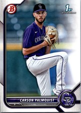 2022 BOWMAN DRAFT PICKS AND PROSPECTS BASEBALL #BD31 CARSON PALMQUIST BLUE