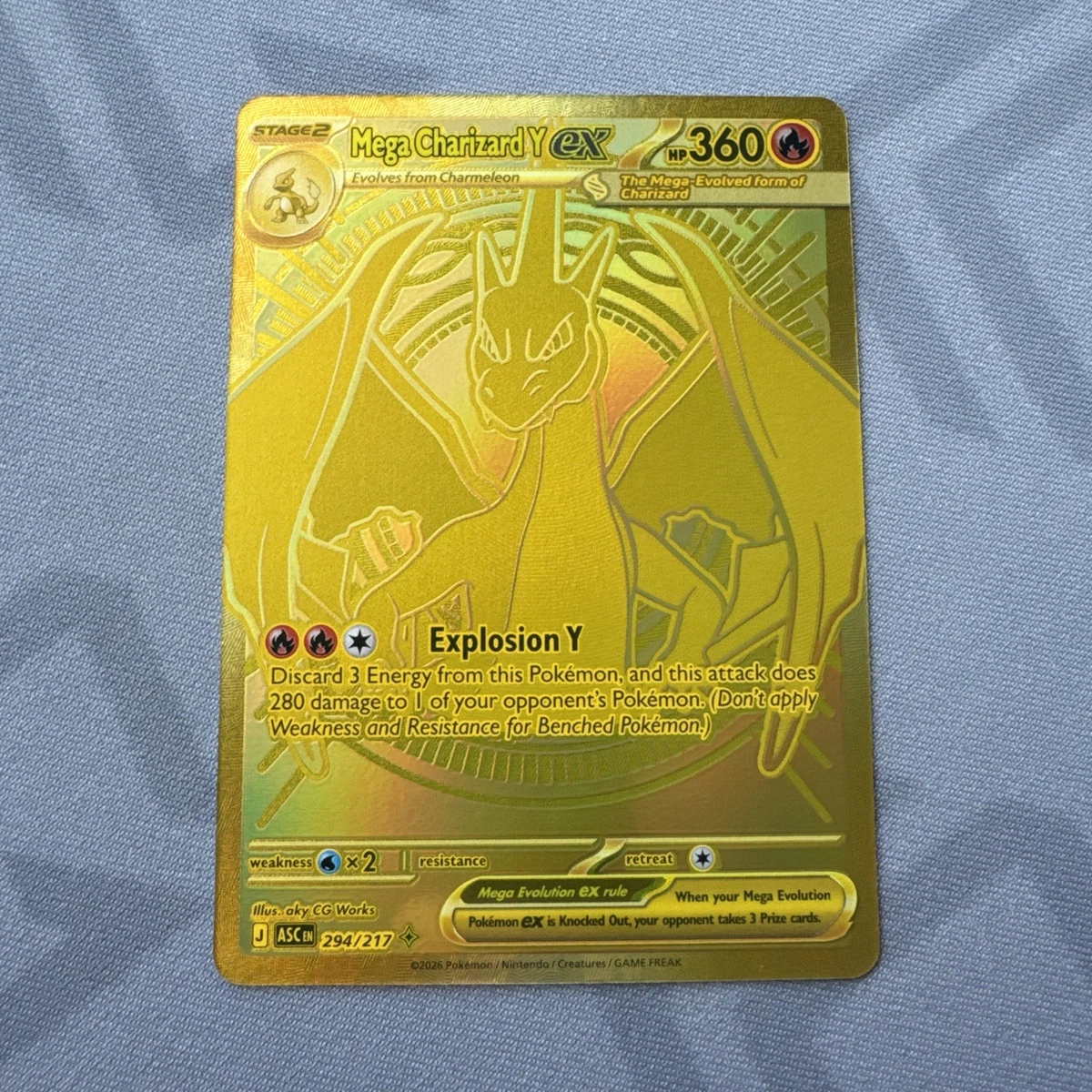 Mega Charizard Y Ex 294/217 Me: Ascended Heroes for sale | eBay